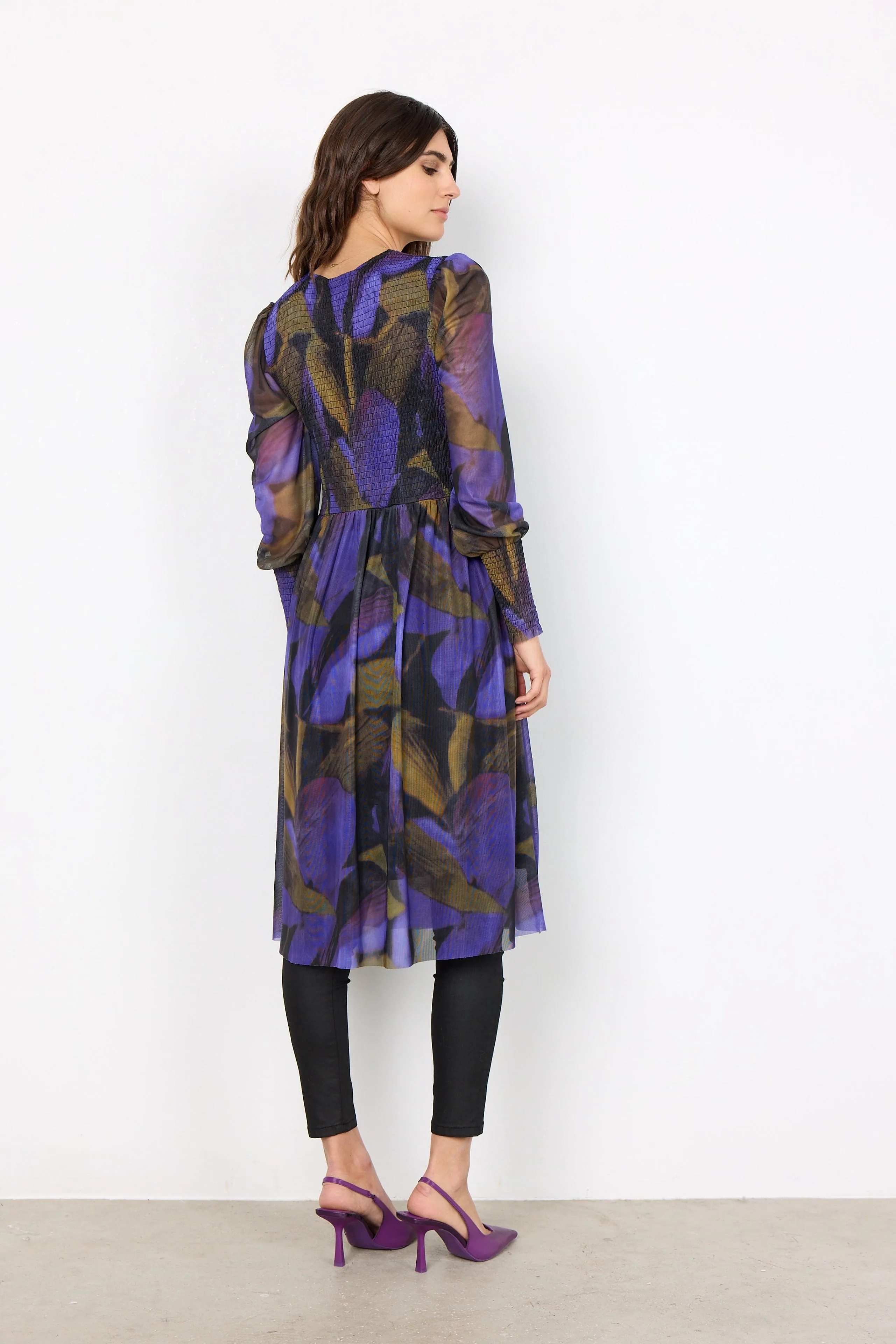 Soya Concept Floral Midi Dress Multi
