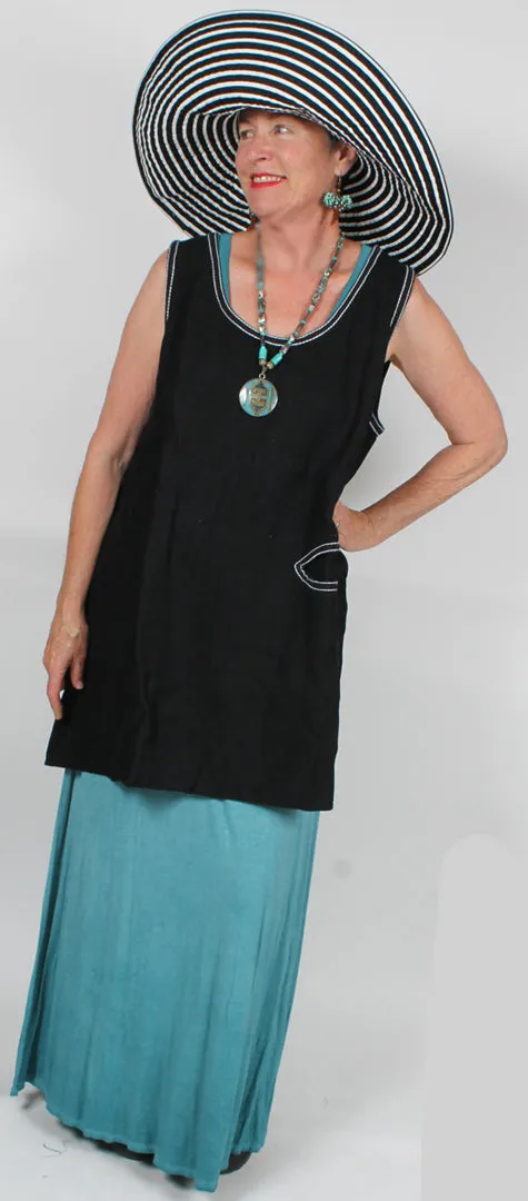 Tank Sunheart Dress  Boho Hippie Chic Resort Wear Sml-5X