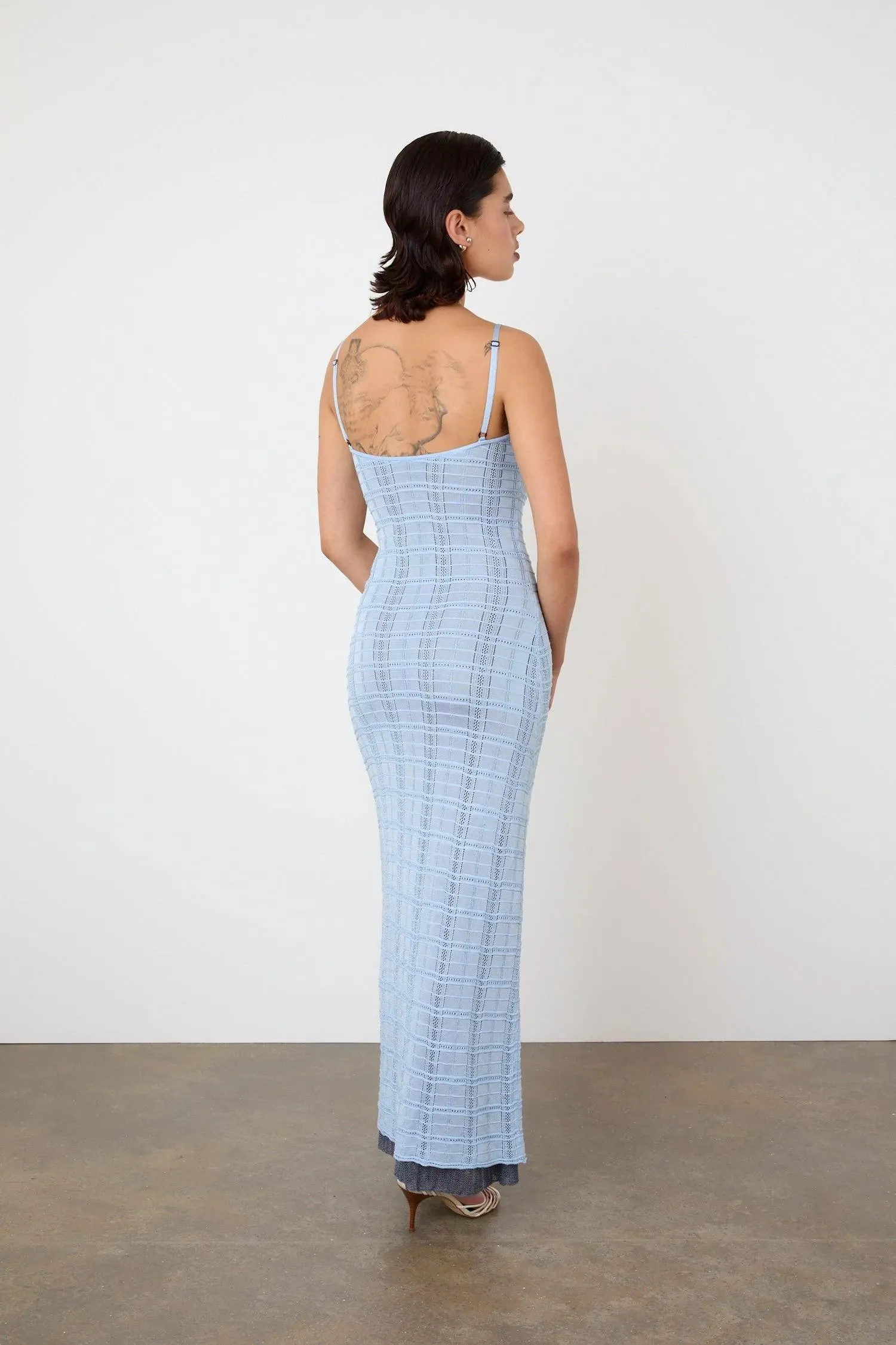 Agnes Rain-Themed Maxi Dress