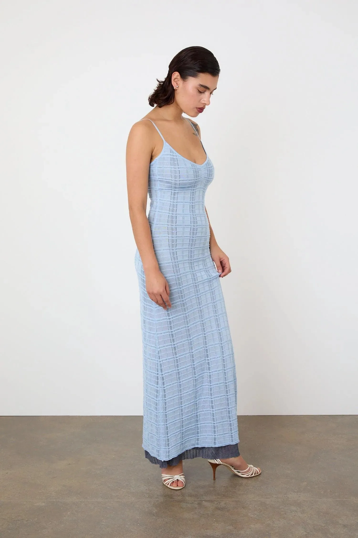 Agnes Rain-Themed Maxi Dress