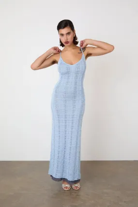 Agnes Rain-Themed Maxi Dress